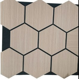 Panel Acústico con Diseño Hexágono