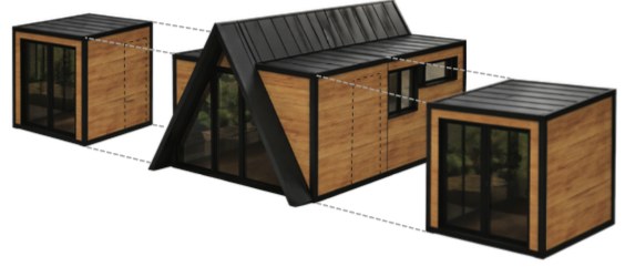Expansión modular de la cabaña Alpina