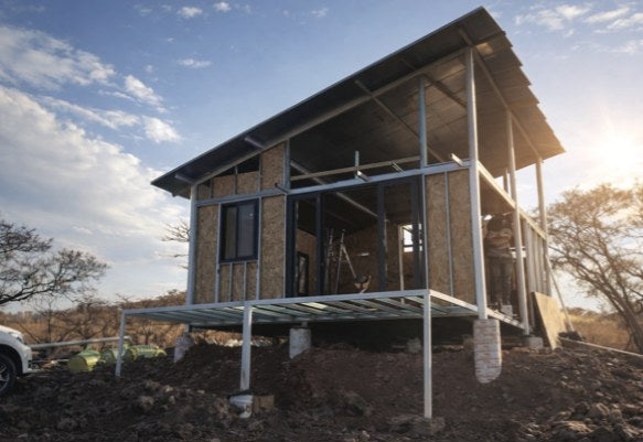 Cabaña Renovva 4U en proceso de instalación